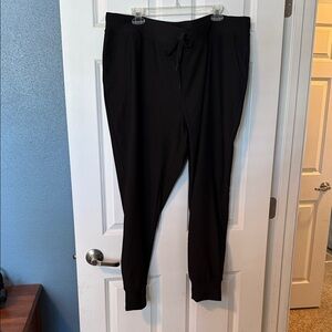 Vively Black Drawstring Joggers